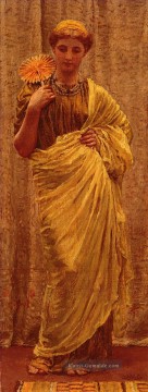  Albert Galerie - The Gilded Fan weibliche Albert Joseph Moore Figuren